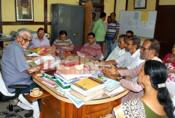 TMPKS placed deputation to TBSE Board President, demands to constitute mangotra committee TMPKS placed deputation to TBSE Board President, demands to constitute mangotra committee